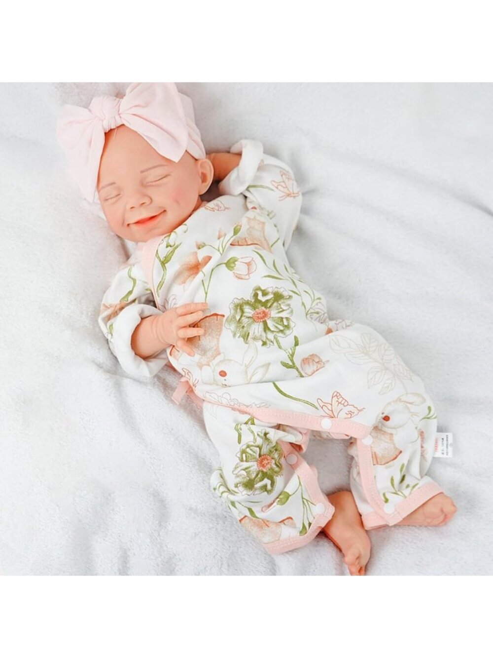 17 inch Girl Handmade Face Realistic Silicone Body Reborn Baby Doll For Kids